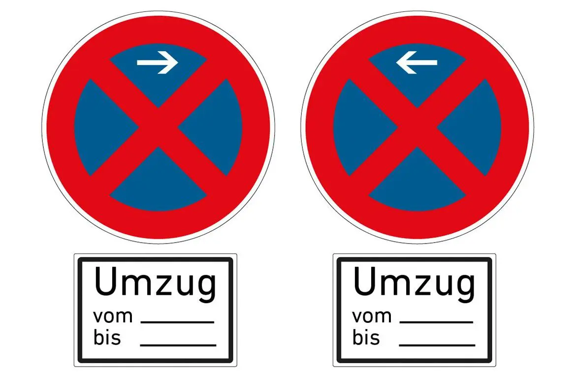 Halteverbotszone jetzt mit unserem Umzugsunternehmen in Hamburg einrichten für ihren Umzug