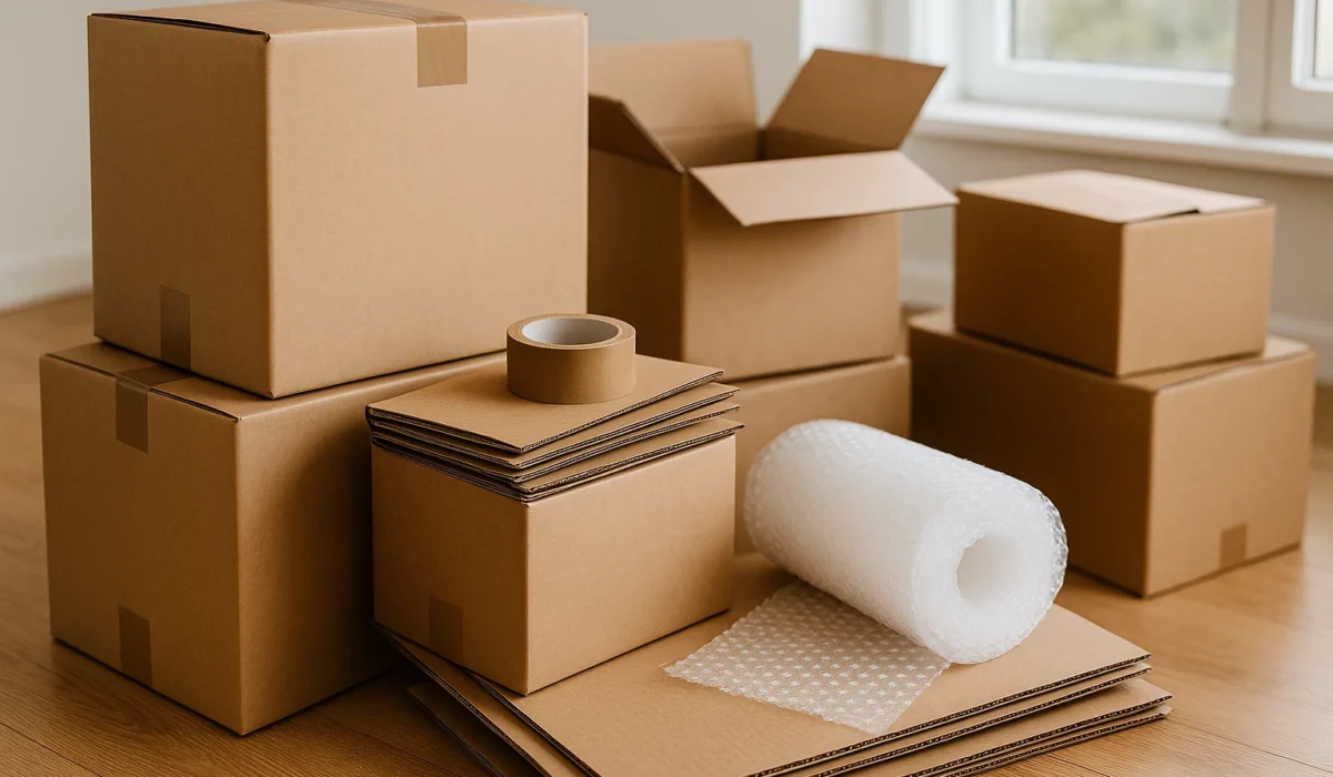 Umzugskartons und Verpackungsmaterial vom Umzugsunternehmens in Hamburg – Material für einen reibungslosen Umzug