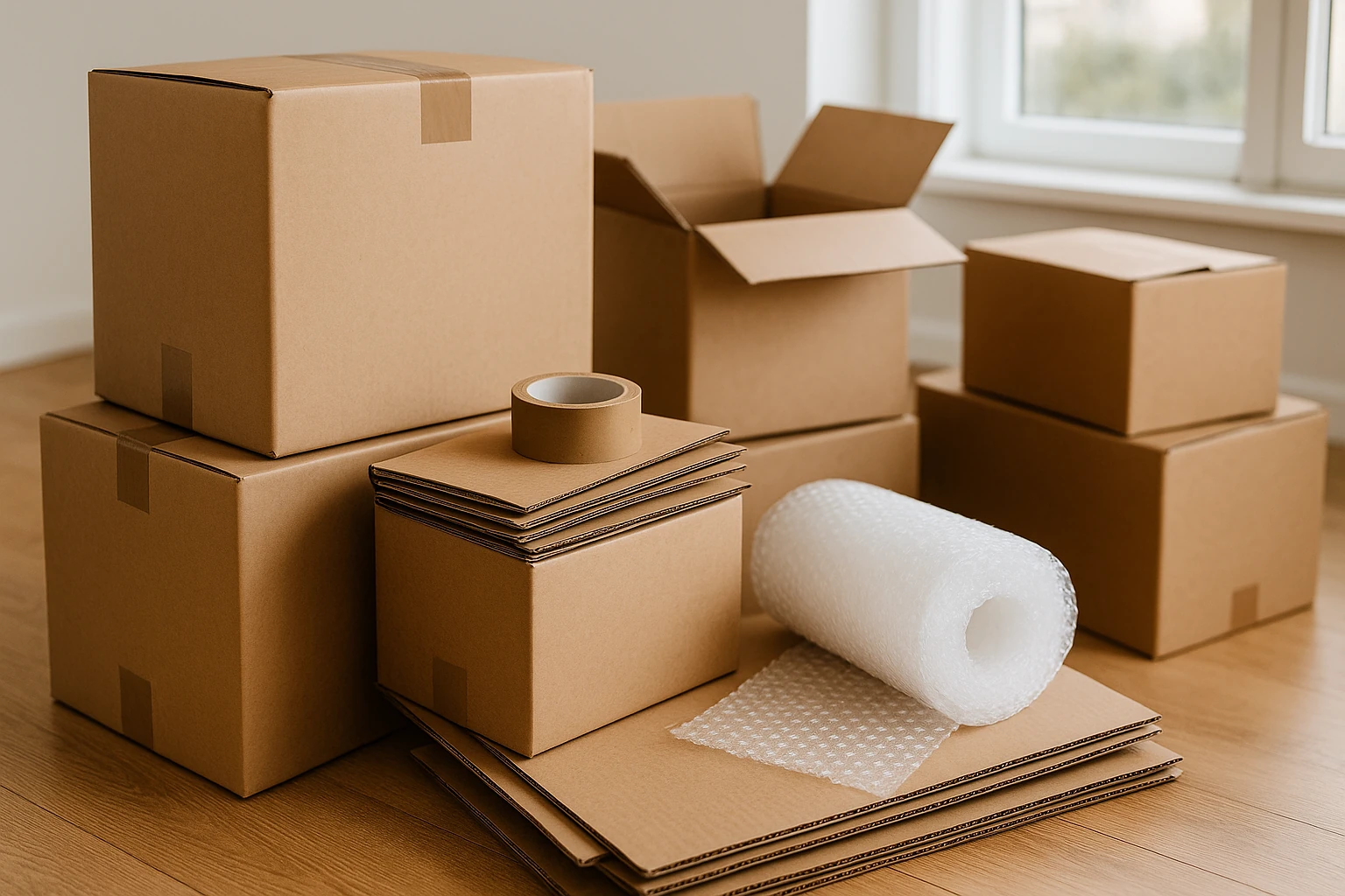 Umzugskartons und Verpackungsmaterial vom Umzugsunternehmens in Hamburg – Material für einen reibungslosen Umzug