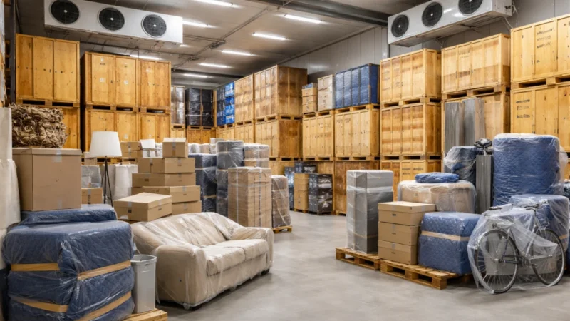 Möbel und Umzugskartons Lagerung mit MyMove Umzugsunternehmen Hamburg